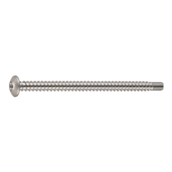 Type 2-BRP Phillips Small Truss Head Tapping Screw with Guide, G = 5 (CSPTRN-SUS-TP4-55) 