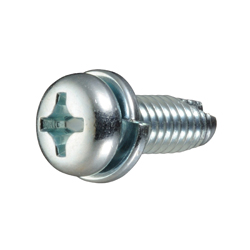 Cross-Head, Pan Head Tapping Screw, With Class 3 Grooved, Shape C-1, P = 2 (SW) (CSPPNSNDP2-STH-TP4-10) 
