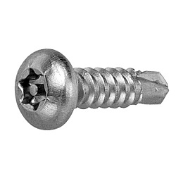 TRF/Tamper-Proof Screw, SUS410 TRX, Pin TRX Pot Drill Screw (CSXPNS-410-M4-16) 