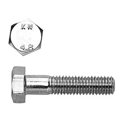 Iron Small Hex Bolt (half threaded screw) (HXNSMBH-ST3W-ZEC-M8-30) 