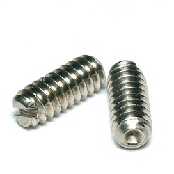 Slotted Set Screw with Cupped End - Inch Size (IN16.00632.030) 