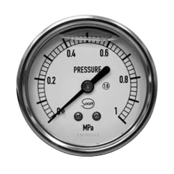 Pressure Gauge, Socer Planning Glycerin Pressure Meter / Compound Gauge / Vacuum Gauge - D Type (D-GPG-2.5-60) 