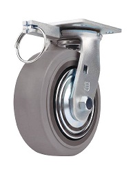 Heavy Load Caster (Rubber Wheels), Independent (TP6680-MIRTG) 