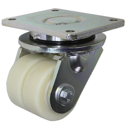 Dual Wheel Caster for Low Platform Ultra Heavy Loads LSD BSD (Blickle)