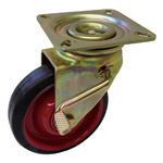 Pressed Caster (Free Wheels with Stopper) SB Type