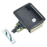 Plastic Flat Snatch Lock Handle, AP-151R-B (AP-151R-B-2-2-BLACK) 