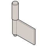 Stainless Steel 2-Tube Flag Hinge, B-1528-A