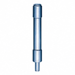 Three-Tube Round Precision Pivot Pin (B-97 / Steel)