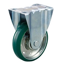 High-Tension Press-Formed Urethane Caster with Fixed Fittings (HTTUK100) 