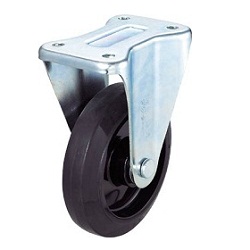 Press-Formed Nylon Wheel, Rubber Caster, Fixed (TYNRK150) 
