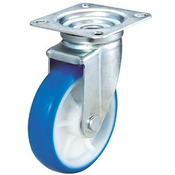 Cold-Tolerant Urethane Caster, Freely Rotating (TYPUJ150) 