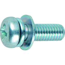 Pan Head Screws (Small Round Washers Embedded) (B7510406) 