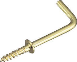 L-shaped nail (brass)
