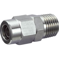 Stainless Steel Fitting Male Connectors (TS1002M) 