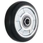 Wheel for Dedicated Caster W Series, Medium Duty Rubber Wheel, W-RB (GOLD CASTER) (W-130RB) 