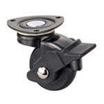 Nylon Wheel (Packing Caster) with Standard Class 100G-Ns Track Type Stopper (102G-NS(L)) 