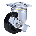 Middle Class, 100FH-Ps, Truck Type, for Medium Duty, Special Synthetic Resin Wheel With Brake (104FH-PS) 