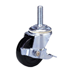 Standard Class 300s Bolt Type with Stopper, Synthetic Rubber Wheel (Packing Caster) (306S) 