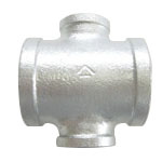 Pipe Fittings for Fire-Protection Piping Unequal Diameter Cross (BRCR-40X40X25X25A-W) 