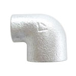 White and Black Fitting Reducing Elbow (RL-100X20A-B) 
