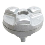 White and Black Fittings Assembly Flange (F2-15A-B) 