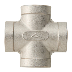 Stainless Steel Screw-in Pipe Fitting, Cross (CR-20A-SUS) 