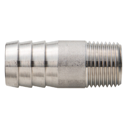 Stainless Steel Screw-in Tube Fitting Pipe Socket with Hose Nipple Round (CHNI-8A-SUS304) 