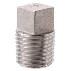 Stainless Steel Screw-in Pipe Fitting, Plug (P-20A-SUS) 