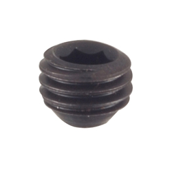 Value Hex Socket Set Screw, UNF (Unified Fine), Hollow Screw, Indented Tip - Black Oxide Finish / Box
