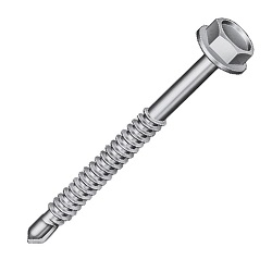 Jack Point Hex Screw With Stainless Steel Cap (JPSUSCAP-3W-6X90) 