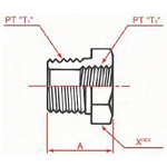 PT Connection Screw-in Type Bushing