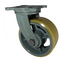 Free Wheels with Heavy-Duty Urethane Foam Wheels (UHB-g Type) - FCD Ductile Fitting (UHB-G130X50) 