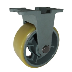 Fixed Axle with Urethane Wheels for Heavy Loads (UHB-k Type) FCD Ductile Formed Fixture (UHB-K200X90) 