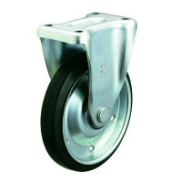 Silence Caster Fixed Wheel Plate Type (with Stopper) 