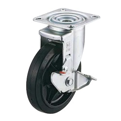 RJ2-S Swivel Wheel Plate Type (With Stopper)