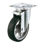 PMS-LB model swivel wheel plate type lever type (with double stopper): related image