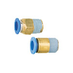 (Economy Series) QUICK-FITTING JOINTS -Straight Type/Male Thread/Taper Pipe Thread- (C-M-PC8-03) 