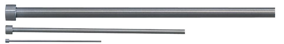 STRAIGHT EJECTOR PINS -DIN Type/SKD61 equivalent+Nitrided/L Dimension Specify- 