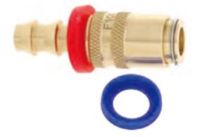MOLD COUPLING SOCKETS -DIN Type/Hose Attachment/Pusher Lock/With Valve/Heat Resistance 100 Degree- (D-F100-CVL9) 