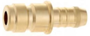 MOLD COUPLING PLUGS -DIN Type/Hose Attachment/With Head/No Valve/Heat Resistance 100 Degree/10 Pack- (10PACK-D-NVT19) 