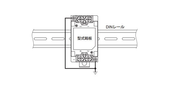 Precautions for mounting DIN rail