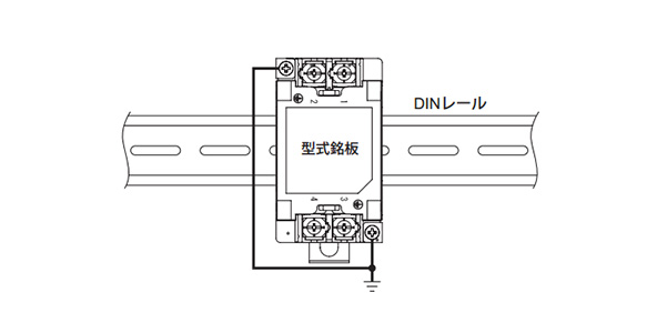 Precautions for mounting DIN rail