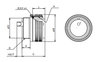 D/MS (D190) plug drawing