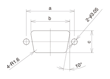Mounting Hole Dimensional Drawing