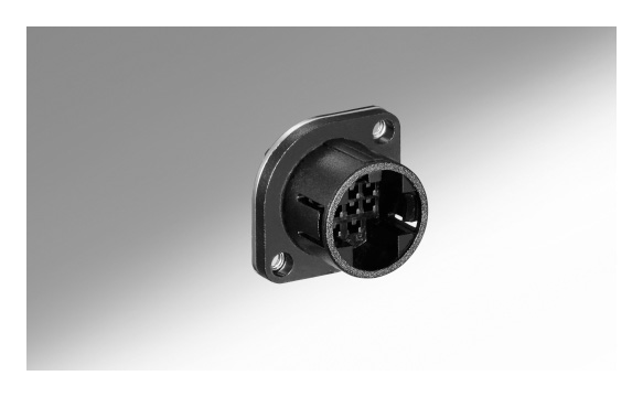Receptacle (flange type / crimp type): RP13A-12RA-13PC(71)