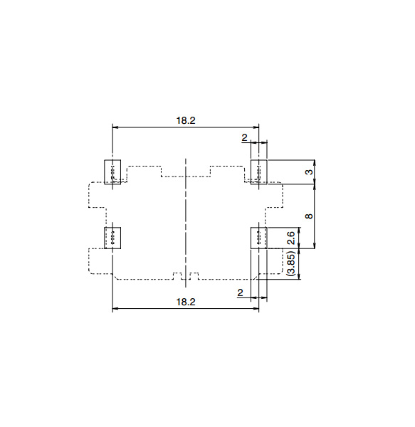 Recommended board pattern diagram