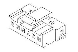 2.0-mm Pitch, For Cable-to-Circuit Board, Housing 51216 