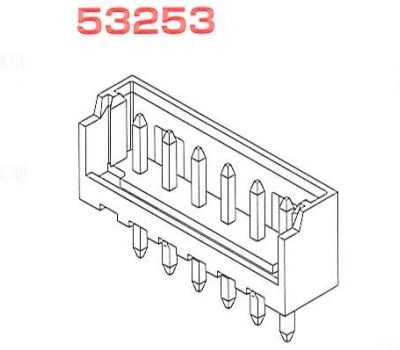 Micro-Latch? 2.00 mm Pitch PCB Wafer, Straight (53253) 