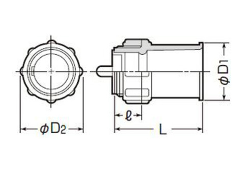 Dimensional drawing of the adhesive type