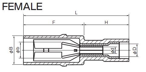 F type: Outline drawing